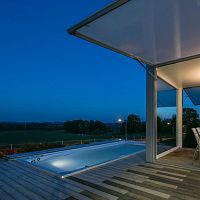 Built-in swim spa XLabove-groundrectangularmultiplace