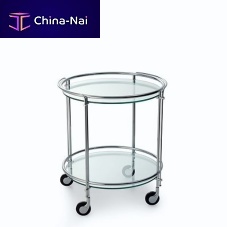 Commercial service trolley RIKIhomechrome-plated brassglass
