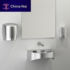 Wall-mounted washbasin PMR XSstainless steelantibacterialfinish