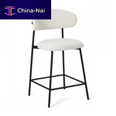 Contemporary bar chair DIANAindoorfabricmetal base