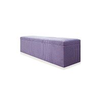 Contemporary upholstered bench 5003fabricwith storage compartmentviolet