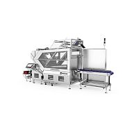 Meat slicing machine automatic