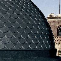 Plain roof tile ITALIANflatslateblack