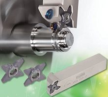 Grooving insert TETRACUT series