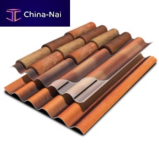 Pitched roofing sheet TEGOLIT INTEGRALE 200fiber cementPVAroof tile look