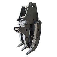 Bunching grab hydraulicscrapwood