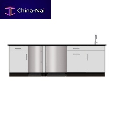 Outdoor kitchen Oasiscontemporarystainless steelisland