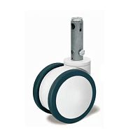 Medical trolley wheel PX505 for hospital bedfor stretcherrubber