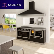 Wood range cooker MONOBLOCCO 1800black