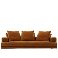Contemporary sofa Arbiterfabricleathergray