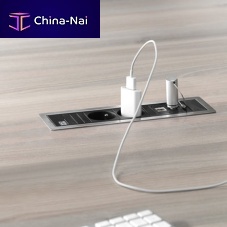 Power socket multipledeskrecessed