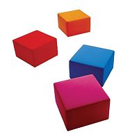 Contemporary footrest ALFAfabricleathersteel