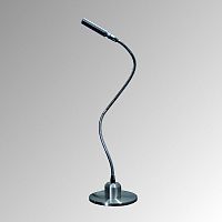 Desk lamp ZOOM brushed brassbrushed aluminumcontemporary