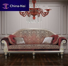 Louis XVI style sofa fabricmulti-colorwooden