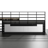 Contemporary kitchen ALBENS SEDAMAT glasslaminatewood veneer