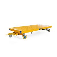 Flatbed trailer 2-axletowedfor cargo