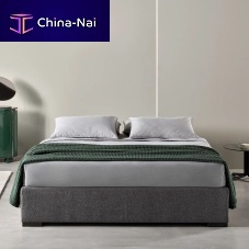 Double bed DEREKcontemporaryupholsteredfabric