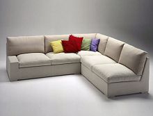 Corner sofa ANGLE STONEmodularcontemporaryfabric