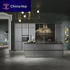 Traditional kitchen Frameelmstainless steelisland