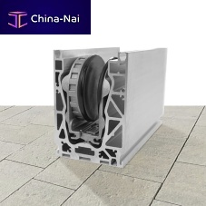 Extruded aluminum profile N-ERAU-shapedfor railingfor balcony