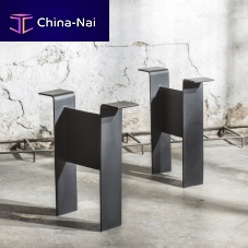Iron table base PEUTAU13contemporaryfor high bar tablesdouble