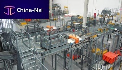 Conveyor system for the food industry palletfor production linesbulk