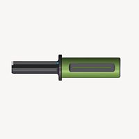 Taper shank tool holder for machiningsteel