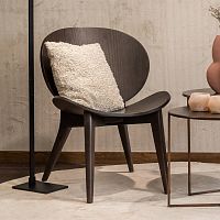 Contemporary chair LEONindoorashash base