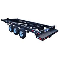 Container trailer SB4853-axlefor empty containers