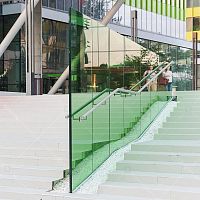 Laminated glass panel EVOLAM Ktemperedsafetytranslucent