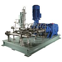 Reciprocating pump HPPfor gaswith electric motornormal priming