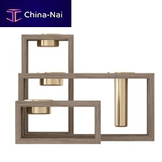 Oak candle holder COMPOSE