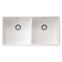 Double kitchen sink Farmhouse XL 2 : 740200Vwithout drainboardceramicundermount