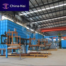 Vacuum casting machine V process casting line