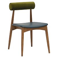 Contemporary dining chair KYOTOindoorfabricsolid wood base