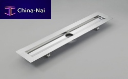 Stainless steel grate drainage channel PROCHANNELS-LINEfloormodular
