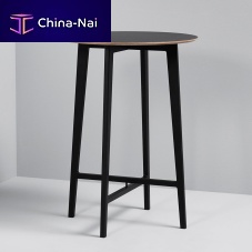 Contemporary high bar table NORDICoakFenix NTM®oak base