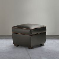 Contemporary pouf ZARINAfabricleather