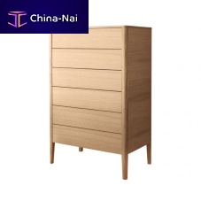 High chest of drawers PETRA K3contemporaryoakwalnut