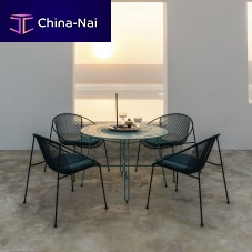 Contemporary lounge chair Hula Sunbrella®stainless steelwith removable cushion