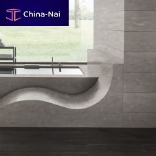 Contemporary chaise longue Ash ConcreteSolid SurfaceCorian®bathroom