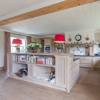 Wooden kitchen cabinet