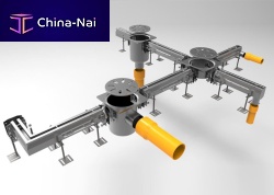 Drainage channel with grating slotstainless steelfor public spaces