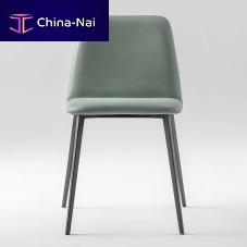 Contemporary chair BARDOT MET 0031indoorvelvetleather