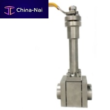 Ball valve leverfor controlcryogenic