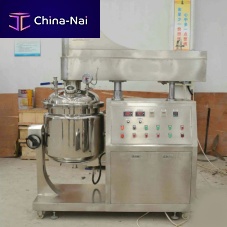 Vacuum emulsifier for creamfor the pharmaceutical industry