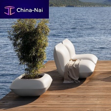 Contemporary fireside chair PILLOWpolyethylenepolyethylene100% recyclable