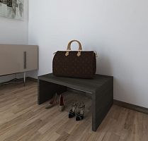 Contemporary bench 661woodenwithout backrestwithout armrests