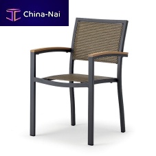 Contemporary chair GS 941 outdoorwoodenTextilene®