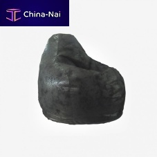 Contemporary bean bag BANANAfabricleatherblack